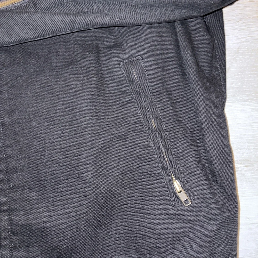 Vintage Polo Jeans Co Moto Racer Canvas Jacket Full Zip Men's XL Black